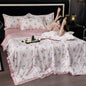 Printed Washed Tencel Summer Cooling Duvet Four-piece Set - www.Shopthatapp.com