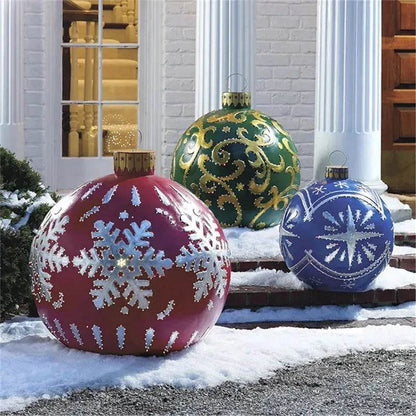 Christmas Ornament Holly Ball Outdoor Tree Decoration Christmas Balls for Yards - www.Shopthatapp.com
