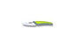 CERAMIC KNIFE: Green+Grey soft touch handle; White Ceramic Blade ... 3" Blade - www.Shopthatapp.com