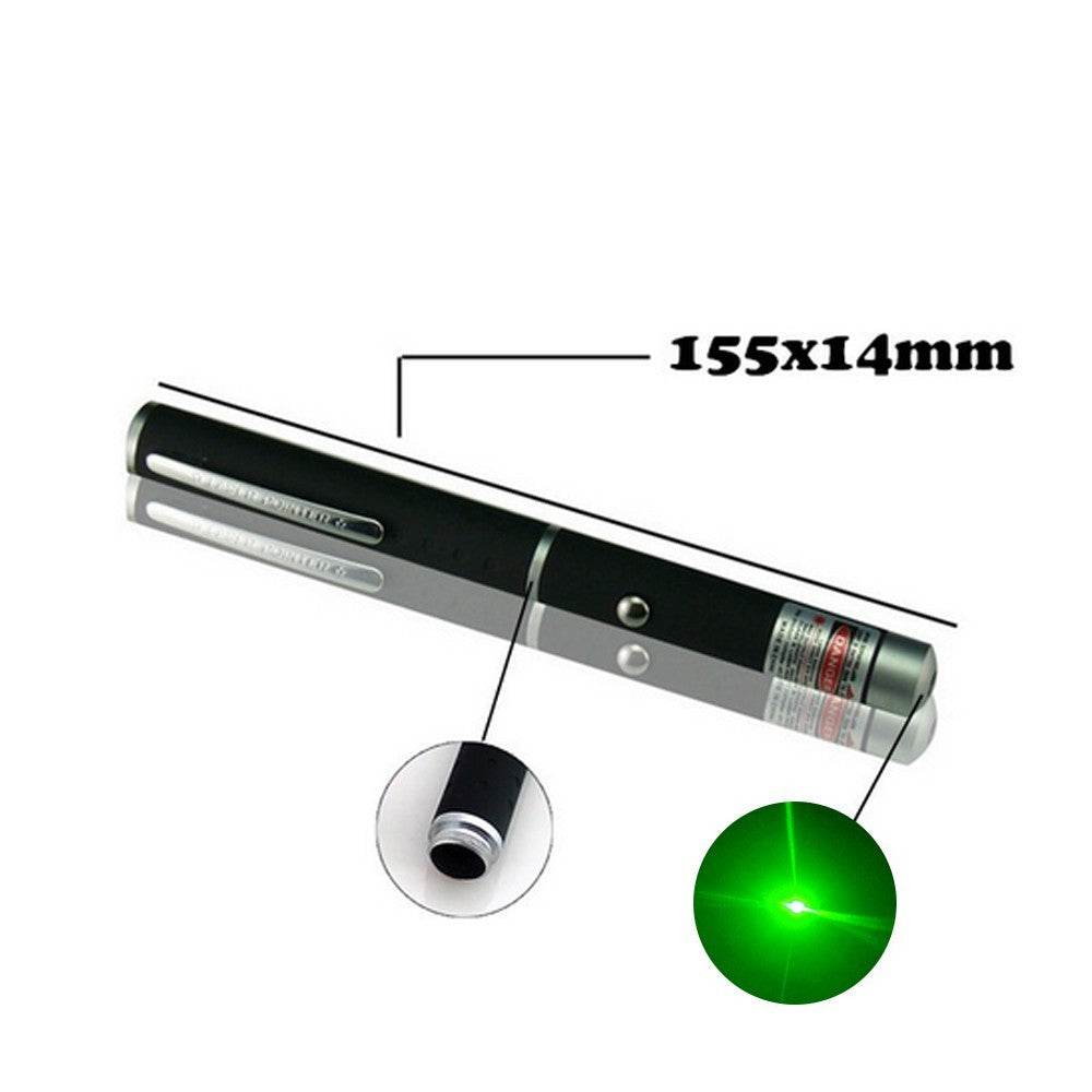 Pet Toy Green Laser Pointer Pen Light Single Beam High Power Lazer Flashlight 900Miles 1mW 532nm Torch - www.Shopthatapp.com