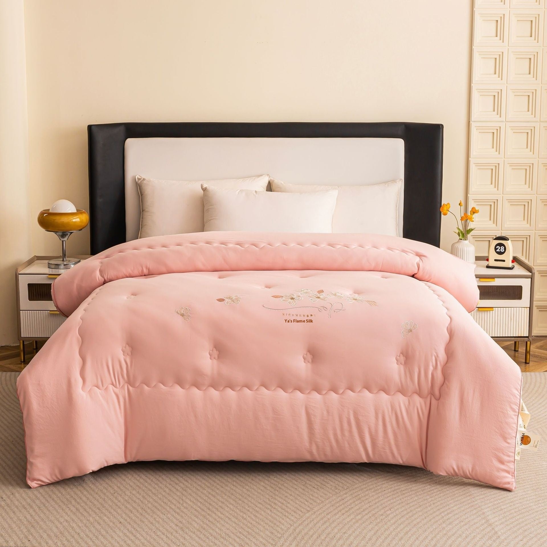 Comfortable Soybean Cellucotton Single Double Duvet Airable Cover Lunch Break Spring Summer Thin Quilt Duvet Insert - www.Shopthatapp.com