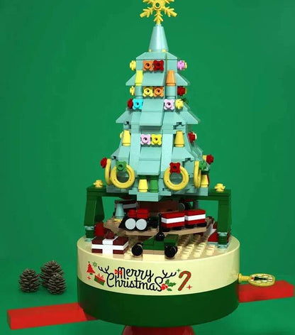 Black Friday deals Christmas Tree Blocks Spin Music Box Blocks - www.Shopthatapp.com