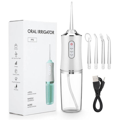 Cordless Dental Electric Flosser High Speed water Spray Oral Irrigator - www.Shopthatapp.com