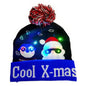 LED Christmas Hat Sweater Knitted Beanie Christmas Light Up Knitted Hat Christmas Gift  Kids Xmas New Year Decorations - www.Shopthatapp.com