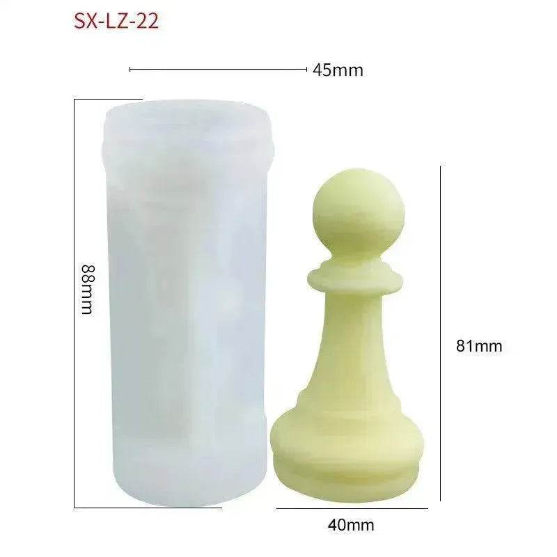 Chess Scented Candle Silicone Mold DIY - www.Shopthatapp.com