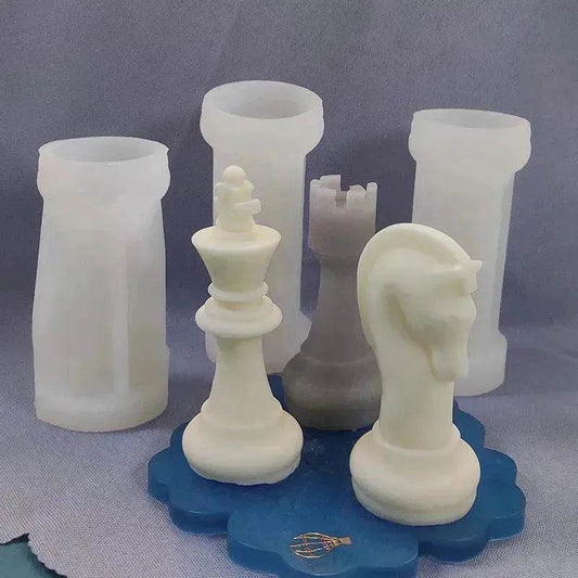 Chess Scented Candle Silicone Mold DIY - www.Shopthatapp.com