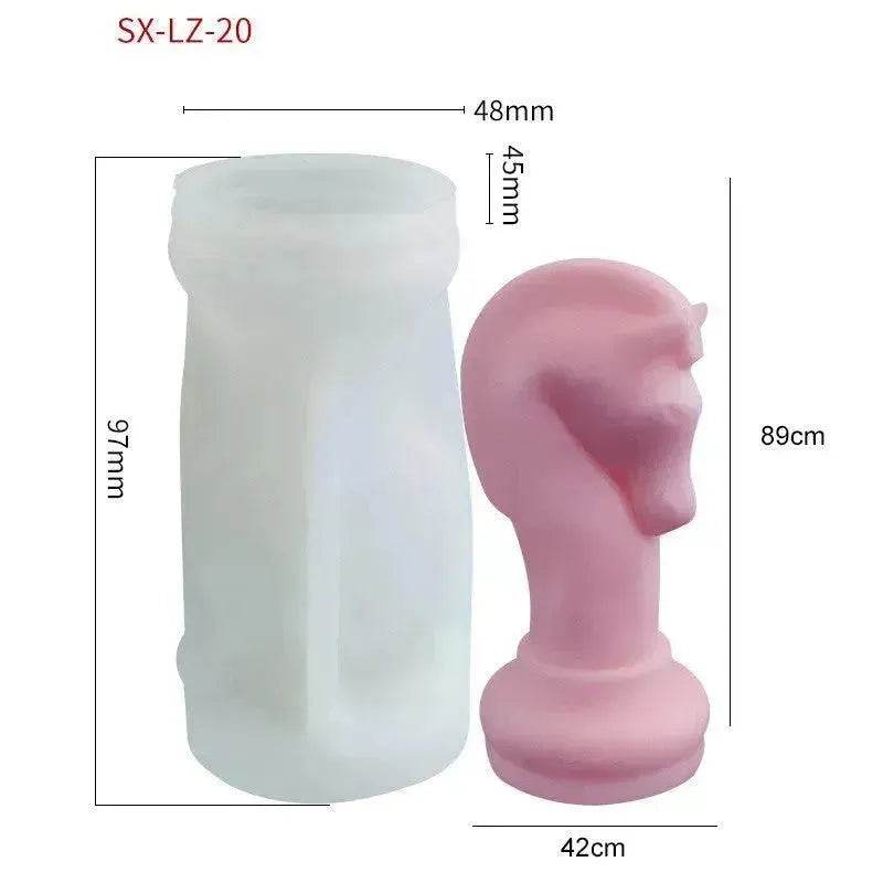 Chess Scented Candle Silicone Mold DIY - www.Shopthatapp.com