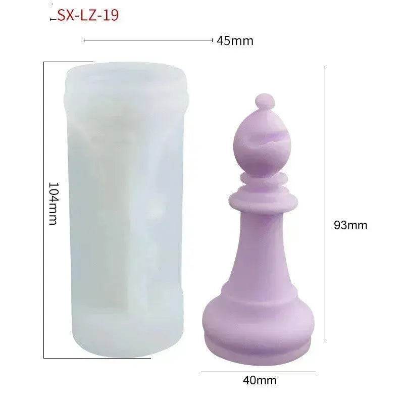 Chess Scented Candle Silicone Mold DIY - www.Shopthatapp.com