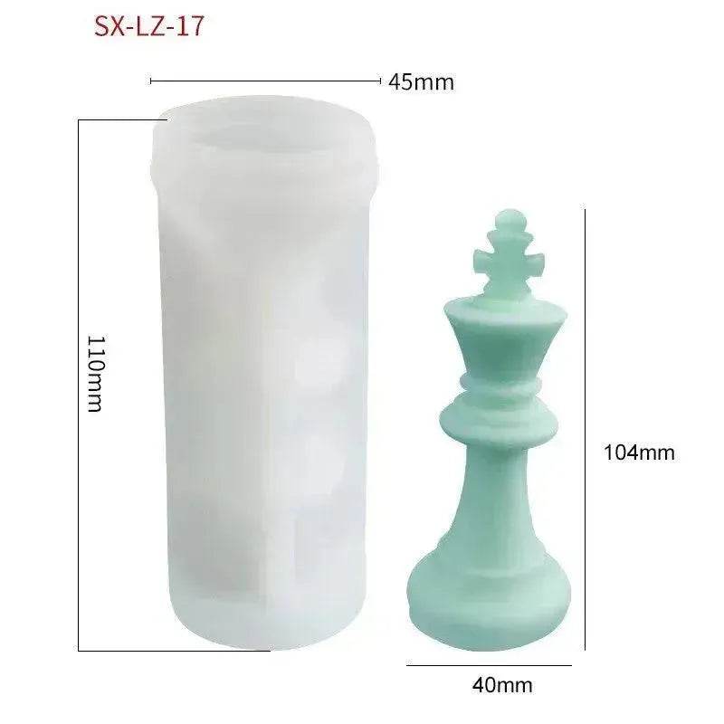 Chess Scented Candle Silicone Mold DIY - www.Shopthatapp.com