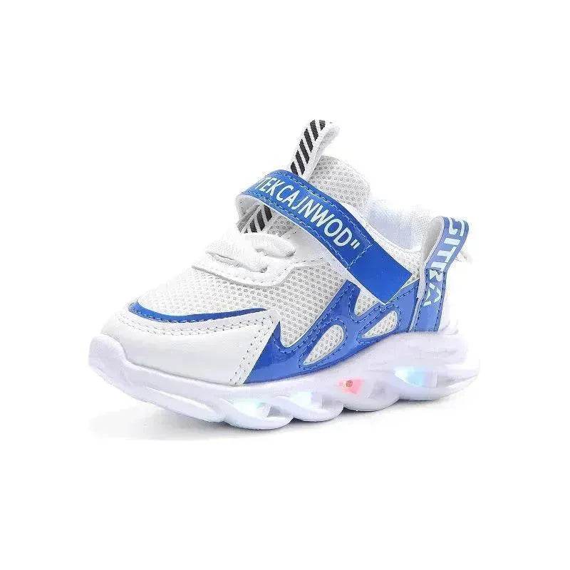 Children's Alphabet Webbing Mesh Breathable Kids Luminous Shoes Casual Sports Shoes - www.Shopthatapp.com