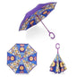 Children's Colorful Handle Reverse Umbrella Set Baby Cartoon Umbrella - www.Shopthatapp.com