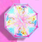 Children's Colorful Handle Reverse Umbrella Set Baby Cartoon Umbrella - www.Shopthatapp.com