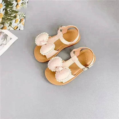 Children'S Fashion Korean Girls Casual Sandals Bowknot Velcro Kids Shoes - www.Shopthatapp.com