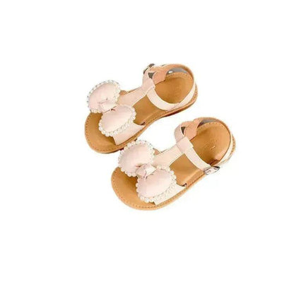 Children'S Fashion Korean Girls Casual Sandals Bowknot Velcro Kids Shoes - www.Shopthatapp.com