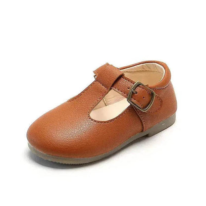 Children's pea shoes versatile single shoes baby shoes - www.Shopthatapp.com