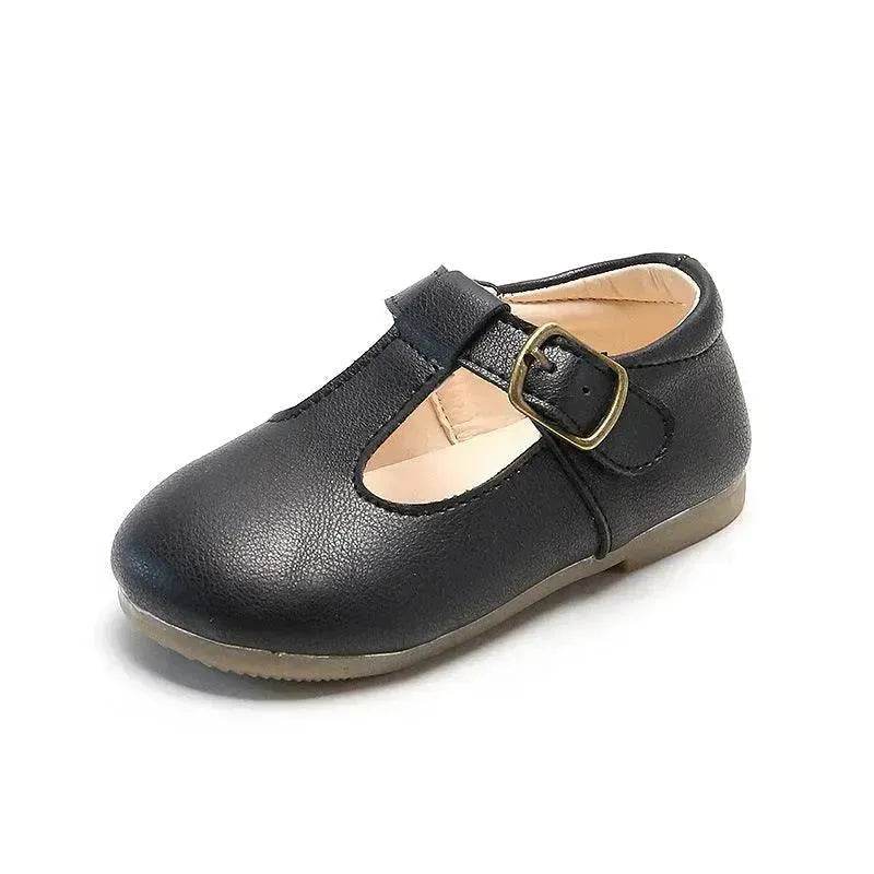 Children's pea shoes versatile single shoes baby shoes - www.Shopthatapp.com