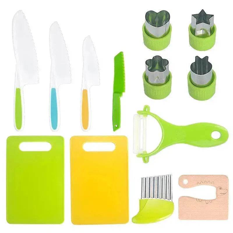 Children's Plastic Birthday Cake Stand Knife Toy Suit - www.Shopthatapp.com