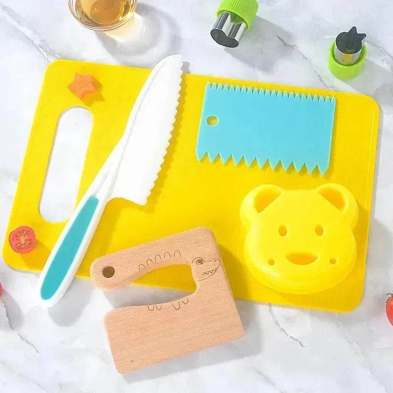 Children's Plastic Birthday Cake Stand Knife Toy Suit - www.Shopthatapp.com