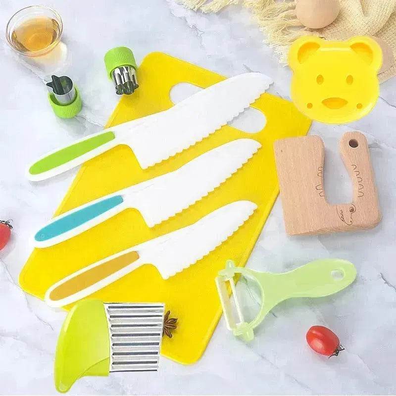 Children's Plastic Birthday Cake Stand Knife Toy Suit - www.Shopthatapp.com
