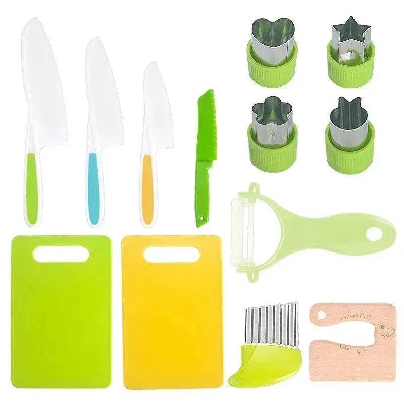 Children's Plastic Birthday Cake Stand Knife Toy Suit - www.Shopthatapp.com