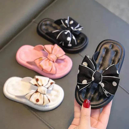 Children's Slippers Girls Princess Bowknot - www.Shopthatapp.com