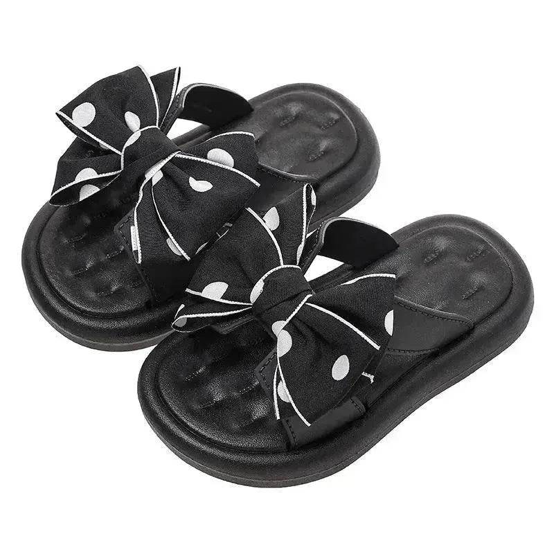 Children's Slippers Girls Princess Bowknot - www.Shopthatapp.com