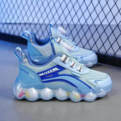 Children's Sports Rotating Buckle Single Mesh Shoes - www.Shopthatapp.com