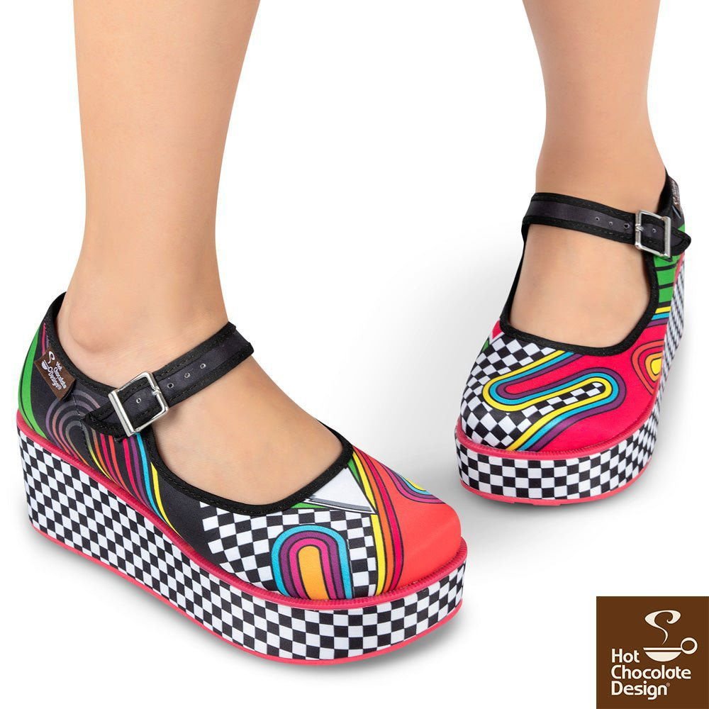 Chocolaticas® 1980 Women's Mary Jane Platform - www.Shopthatapp.com
