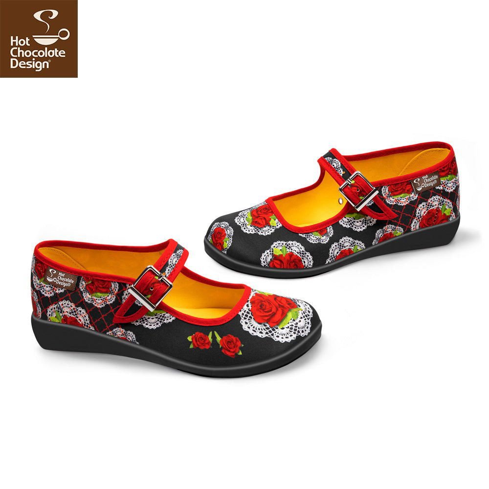 Chocolaticas® ANDALUCIA Women's Mary Jane Flat - www.Shopthatapp.com