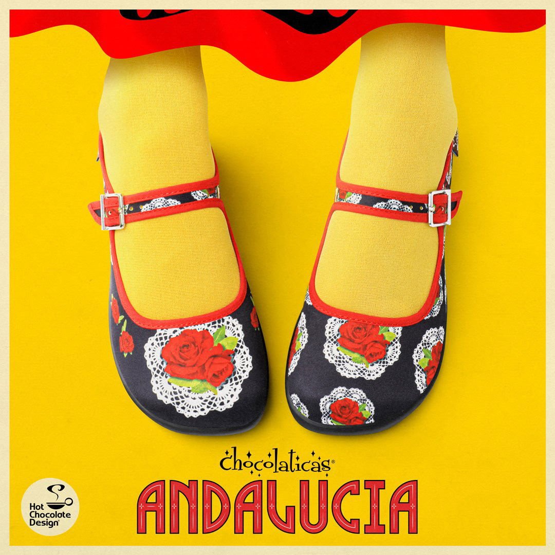 Chocolaticas® ANDALUCIA Women's Mary Jane Flat - www.Shopthatapp.com