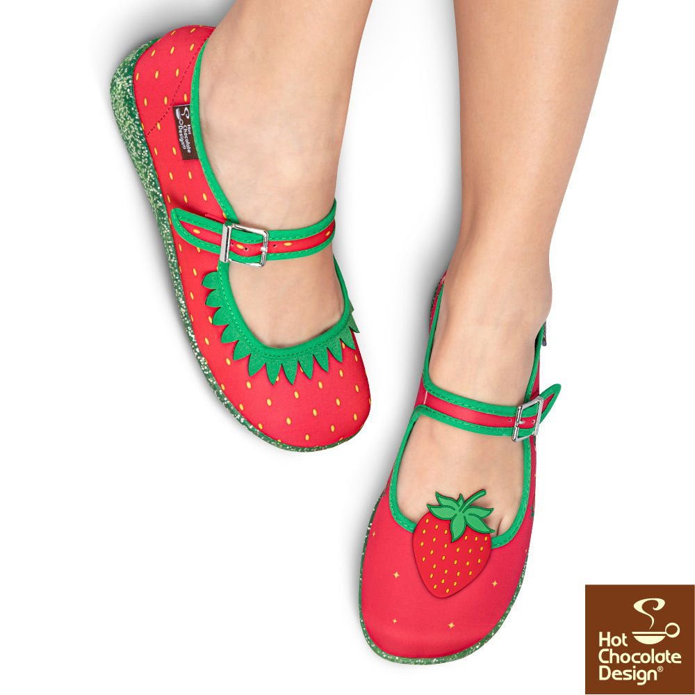 Chocolaticas® BERRY BLISS  Women's Mary Jane Flat - www.Shopthatapp.com