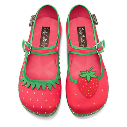 Chocolaticas® BERRY BLISS  Women's Mary Jane Flat - www.Shopthatapp.com