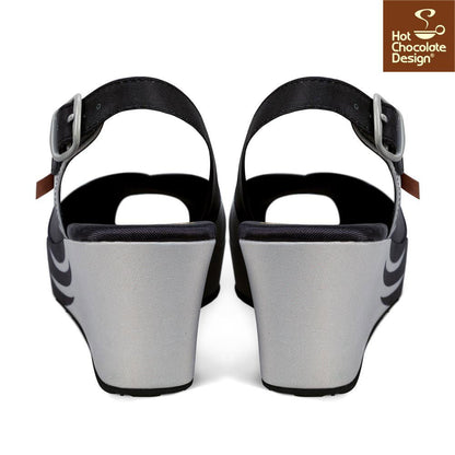 Chocolaticas® BLACK BIRD Women's Sandal - www.Shopthatapp.com
