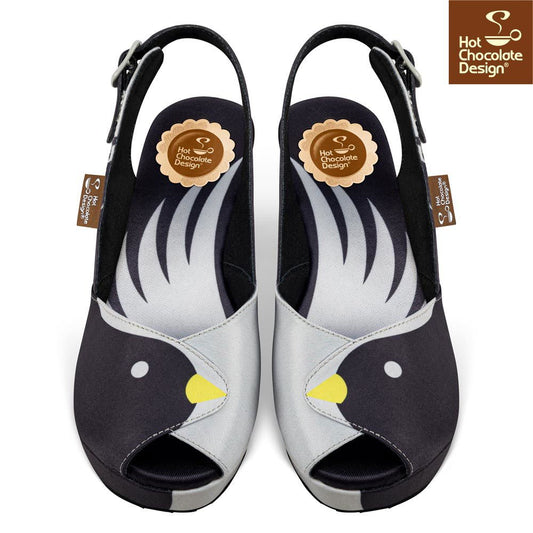 Chocolaticas® BLACK BIRD Women's Sandal - www.Shopthatapp.com