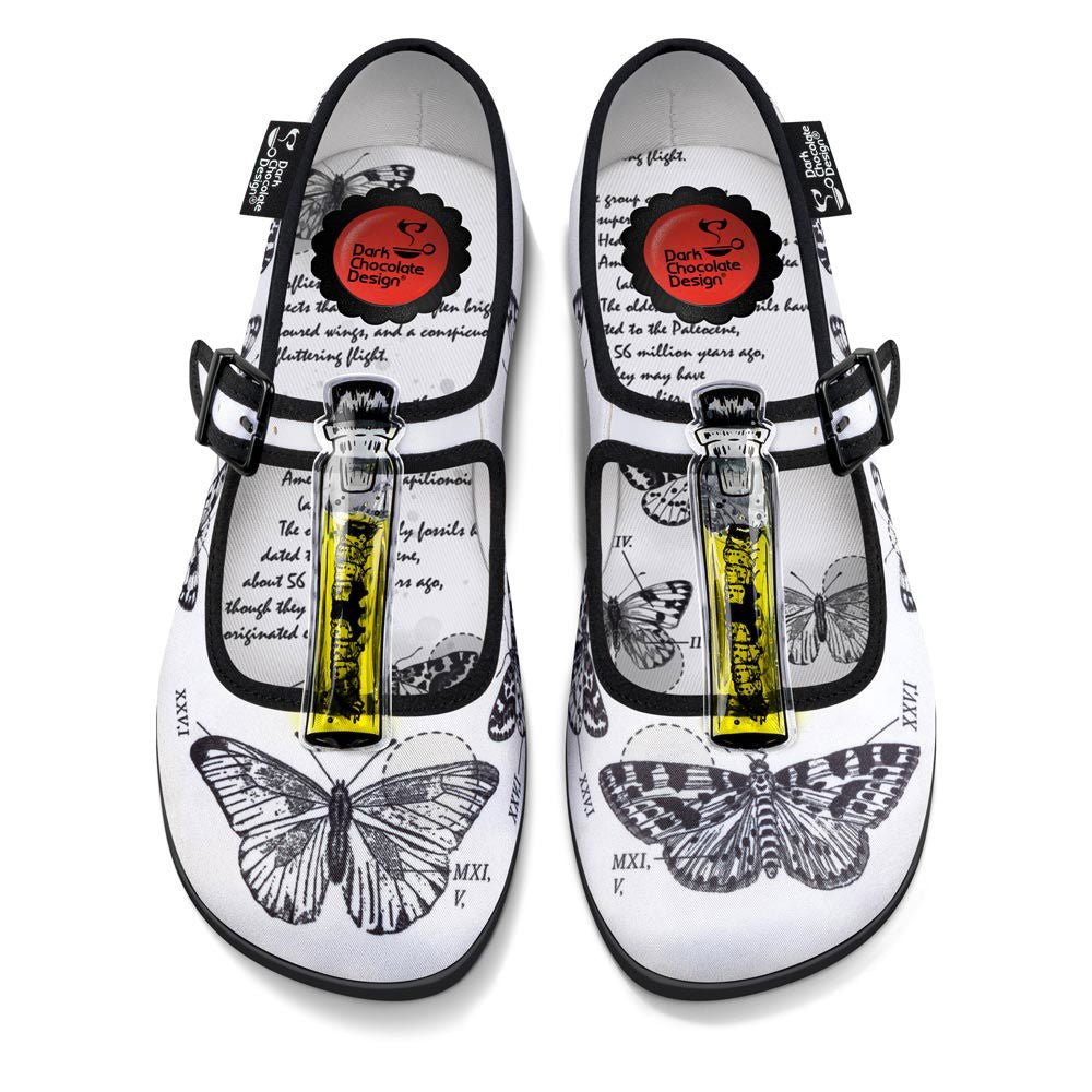 Chocolaticas® BUTTERFLY LESSON Women's Mary Jane Flat - www.Shopthatapp.com