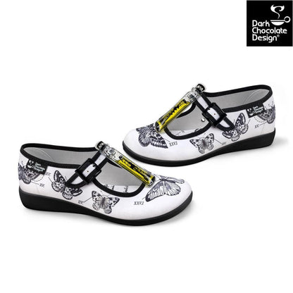 Chocolaticas® BUTTERFLY LESSON Women's Mary Jane Flat - www.Shopthatapp.com