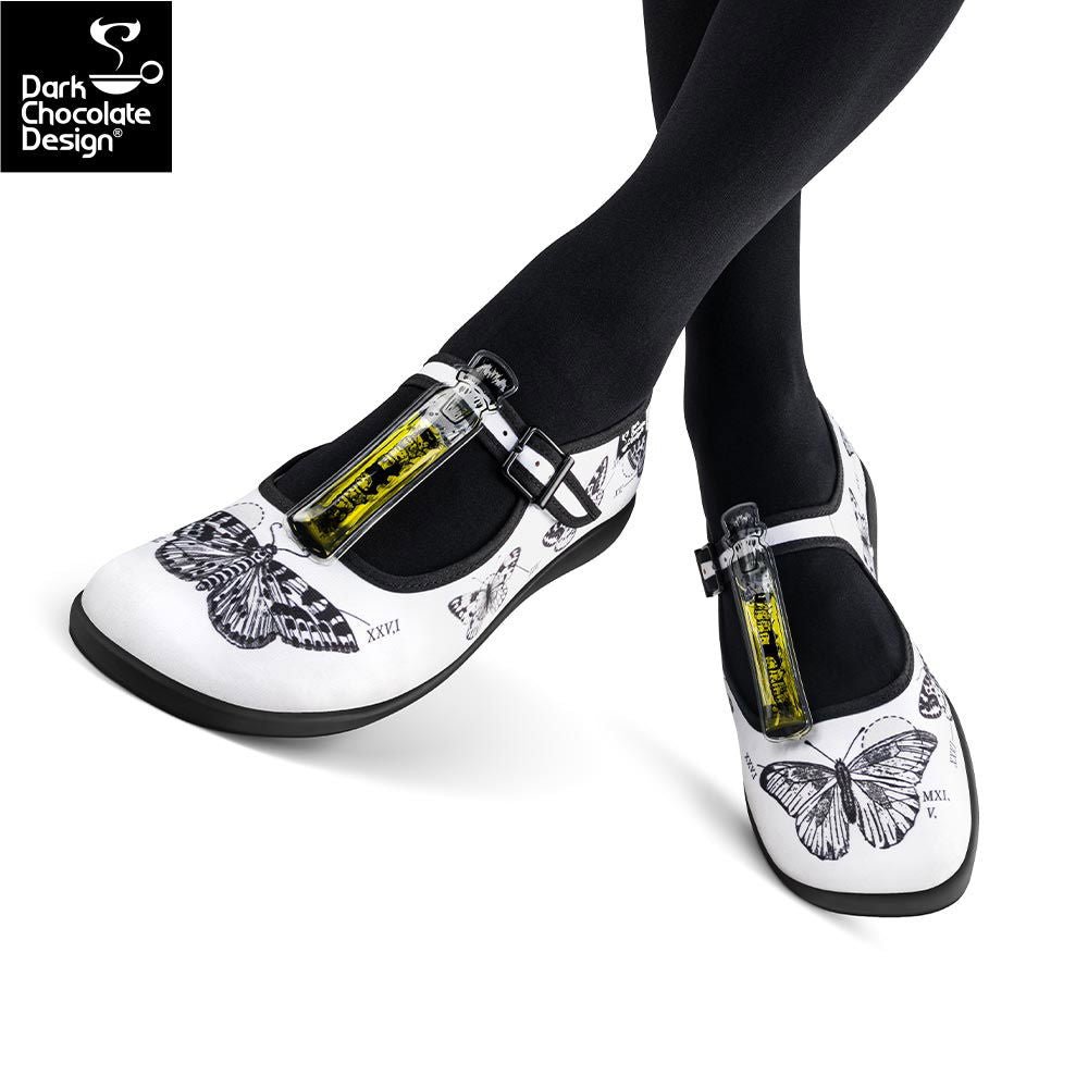 Chocolaticas® BUTTERFLY LESSON Women's Mary Jane Flat - www.Shopthatapp.com