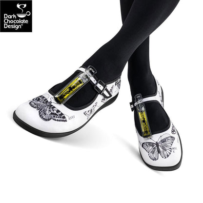 Chocolaticas® BUTTERFLY LESSON Women's Mary Jane Flat - www.Shopthatapp.com