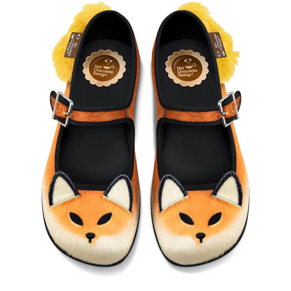 Chocolaticas® FOX Women's Mary Jane Flat - www.Shopthatapp.com