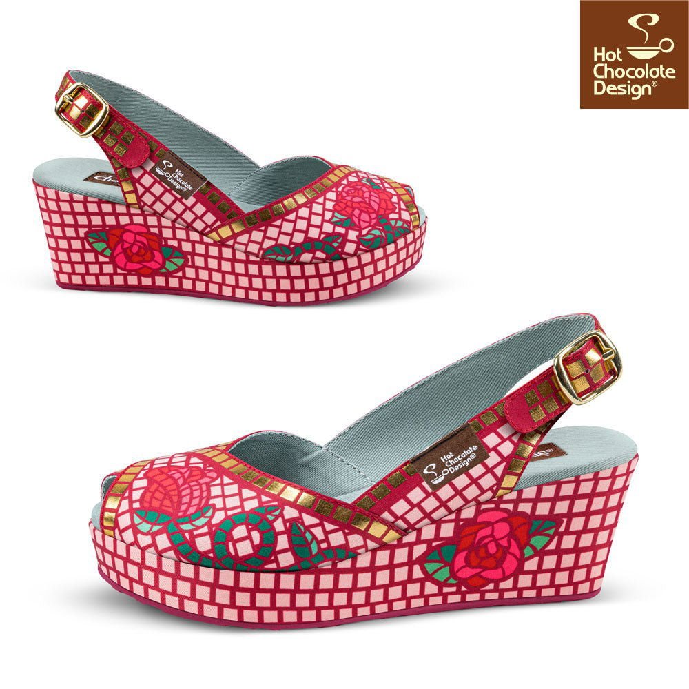 Chocolaticas® MOSAIC GARDEN Women's Sandal - www.Shopthatapp.com