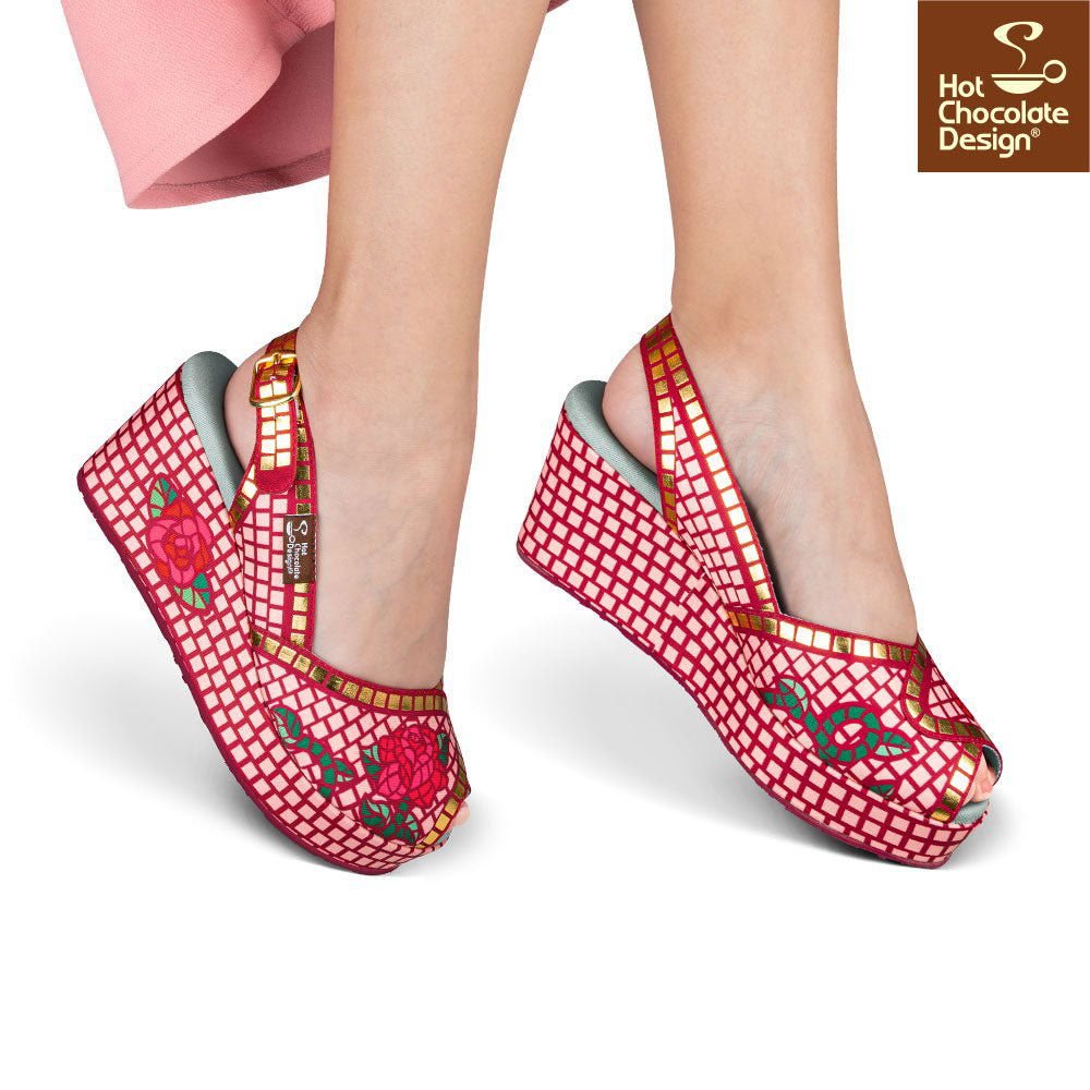 Chocolaticas® MOSAIC GARDEN Women's Sandal - www.Shopthatapp.com
