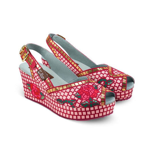Chocolaticas® MOSAIC GARDEN Women's Sandal - www.Shopthatapp.com