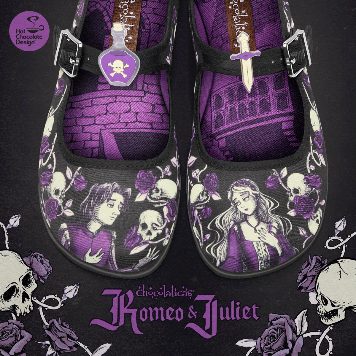 Chocolaticas® ROMEO AND JULIET Women's Mary Jane Flat - www.Shopthatapp.com