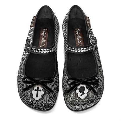Chocolaticas® SIMONETTE  Women's Mary Jane Flat - www.Shopthatapp.com