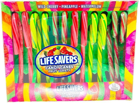 Christmas Lifesavers Candy Canes - 12 Count 5.3OZ U.S Edition - www.Shopthatapp.com