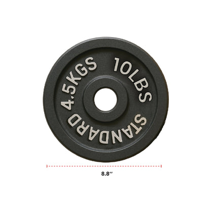 Gewichtsscheiben aus Gusseisen – Standard, Olympisch in Pfund, Kilogramm