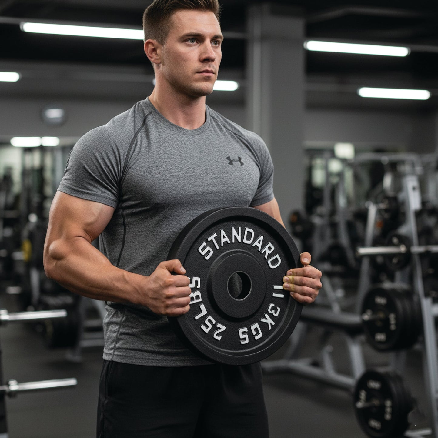 Gewichtsscheiben aus Gusseisen – Standard, Olympisch in Pfund, Kilogramm