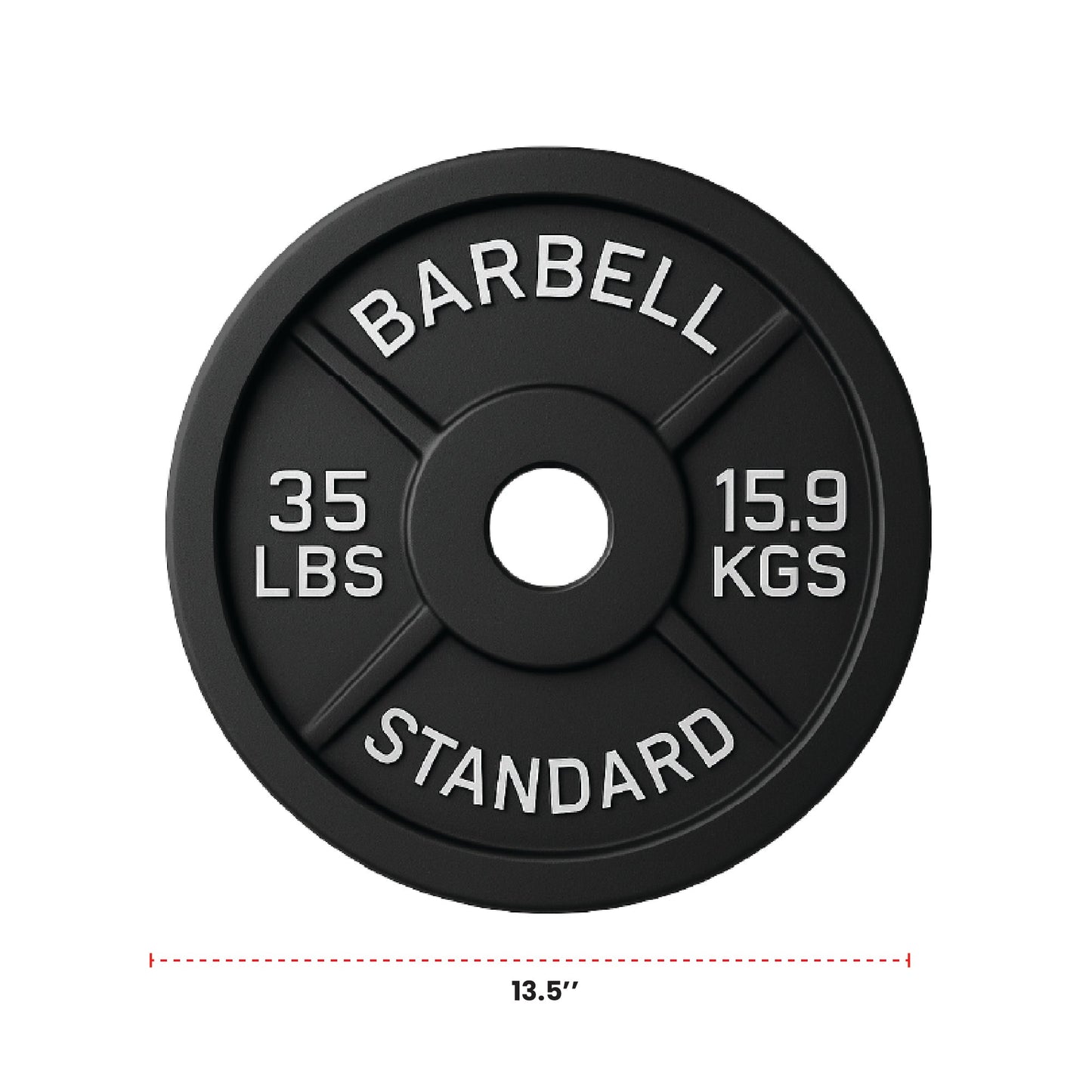 Gewichtsscheiben aus Gusseisen – Standard, Olympisch in Pfund, Kilogramm