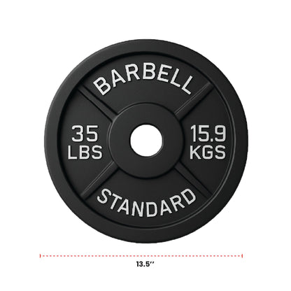 Gewichtsscheiben aus Gusseisen – Standard, Olympisch in Pfund, Kilogramm
