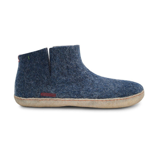 Classic Boot - Navy Blue with Rubber - www.Shopthatapp.com
